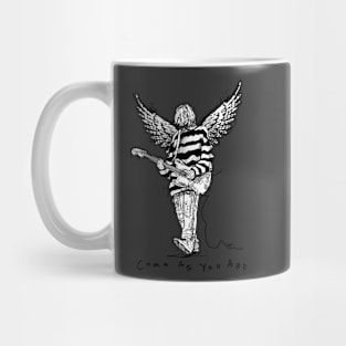 Kurt cobain playing guitar Mug